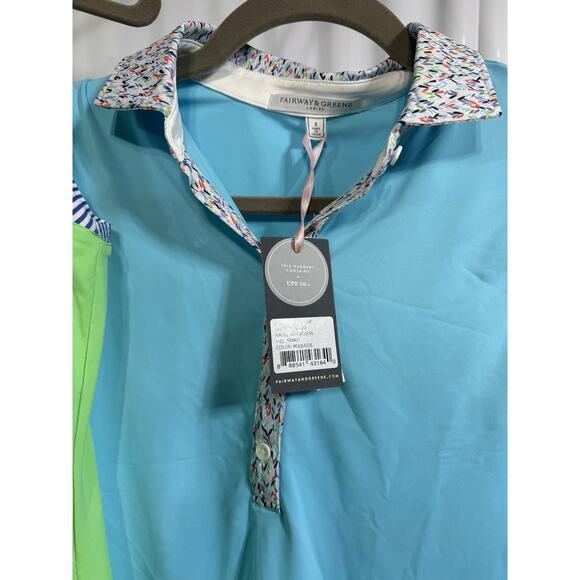 Fairway & Greene Set Of 2 Women's Sleeveless Golf Shirts Size Small UPF 50+ NWT - Picture 2 of 6